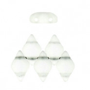 Abalorios Matubo GemDuo 8x5mm Matte crystal